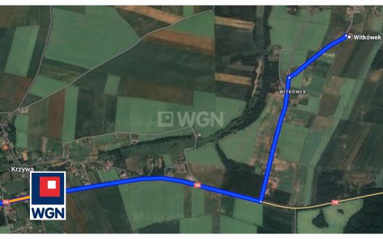 Grunt budowlany jednorodzinny na  sprzedaż Witków - Działka budowlana w cichej i malowniczej miejscowości Witkówek - Działka niedaleko A4, z warunkami zabudowy mieszkalnej